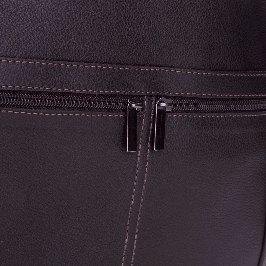 Bolsa Grande Couro para Notebook Sestini Bulls Marrom - Café