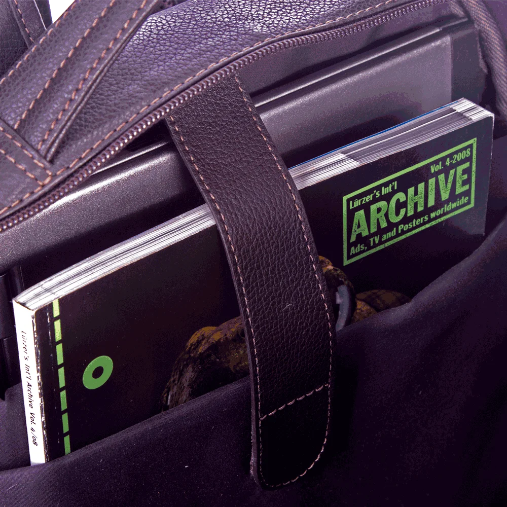 Bolsa Grande Couro para Notebook Sestini Bulls Marrom - Café