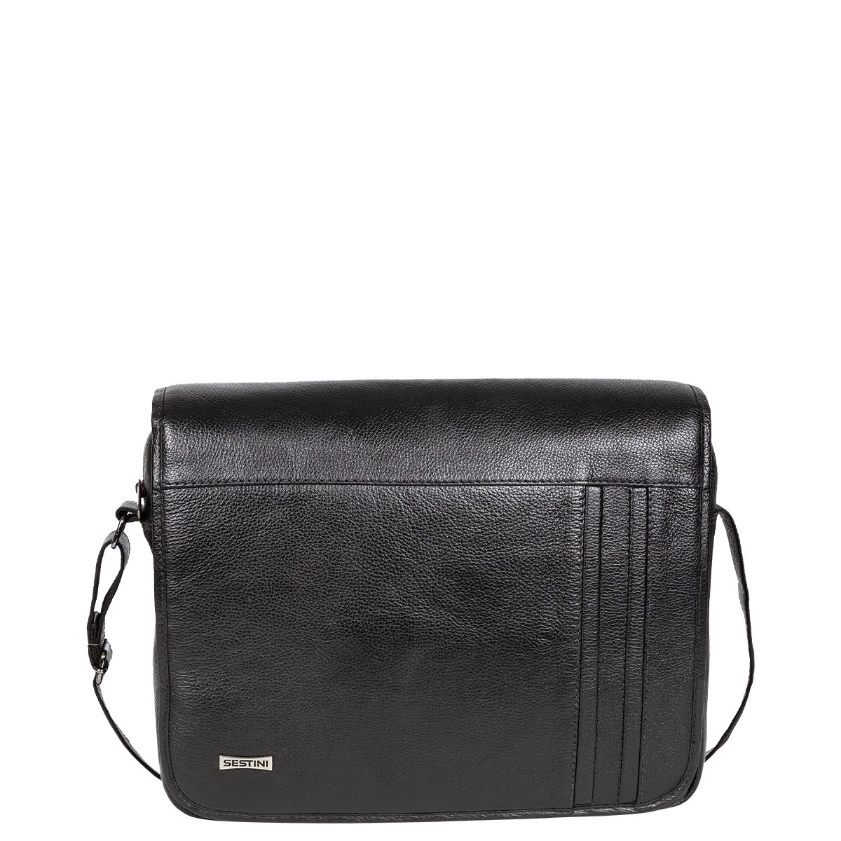 Bolsa Grande Executiva Porta Notebook Couro - Preto