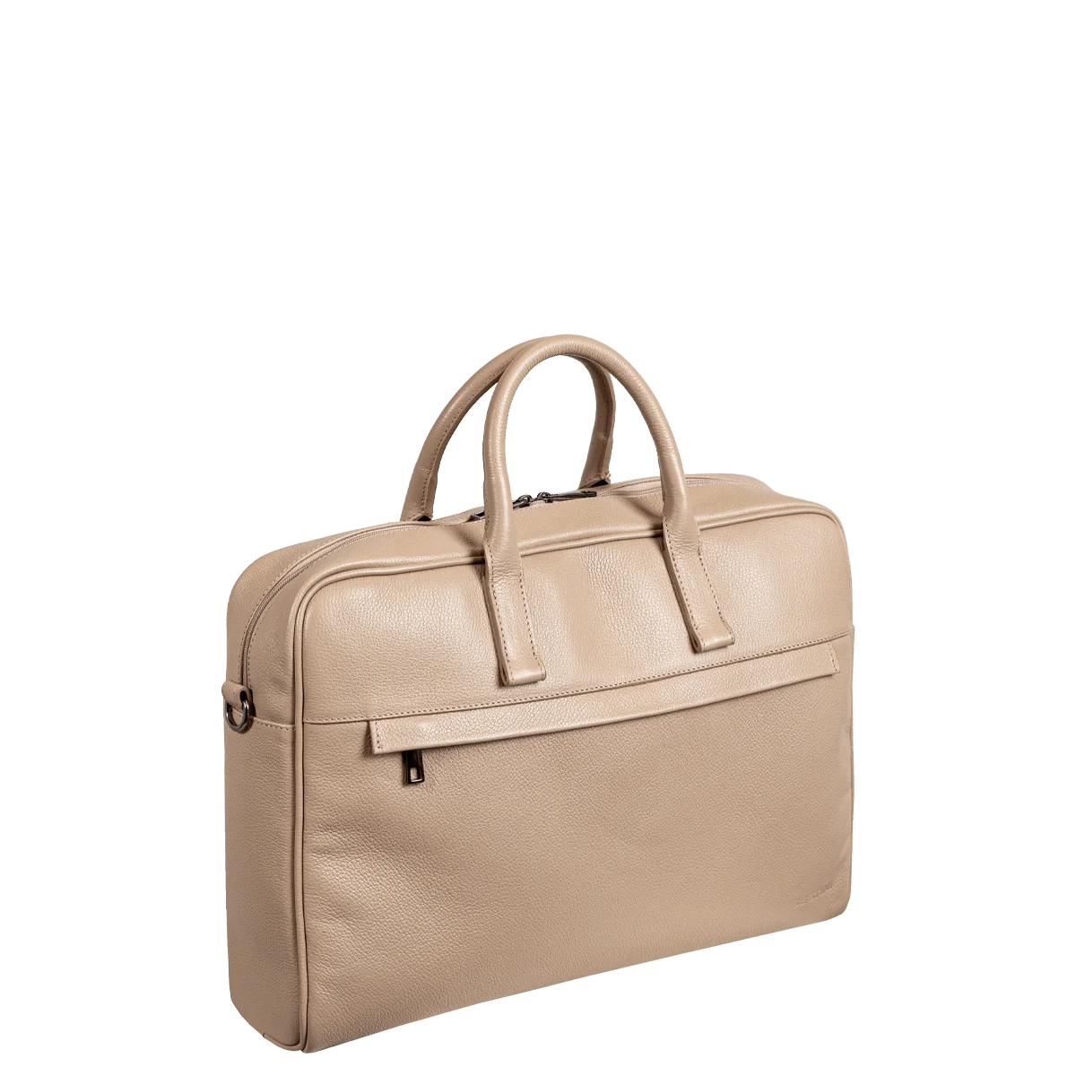 Bolsa Grande de Couro Notebook 15,6 Sestini Maya - Nude