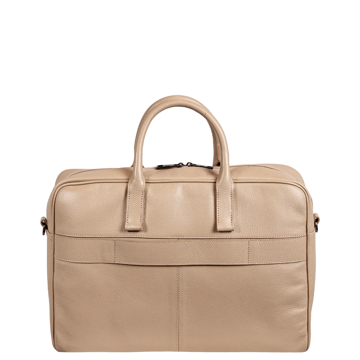 Bolsa Grande de Couro Notebook 15,6 Sestini Maya - Nude