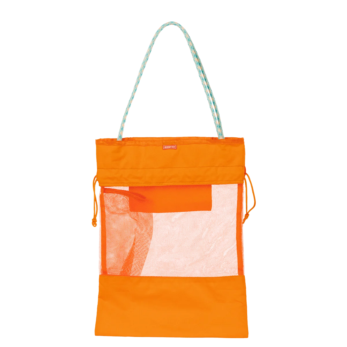 Bolsa Saco Grande Sestini Praia Ss24 - Laranja