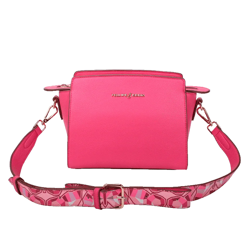 Bolsa Tiracolo Média Fellipe Krein Ss23 Butterfly Fk614 - Rosa