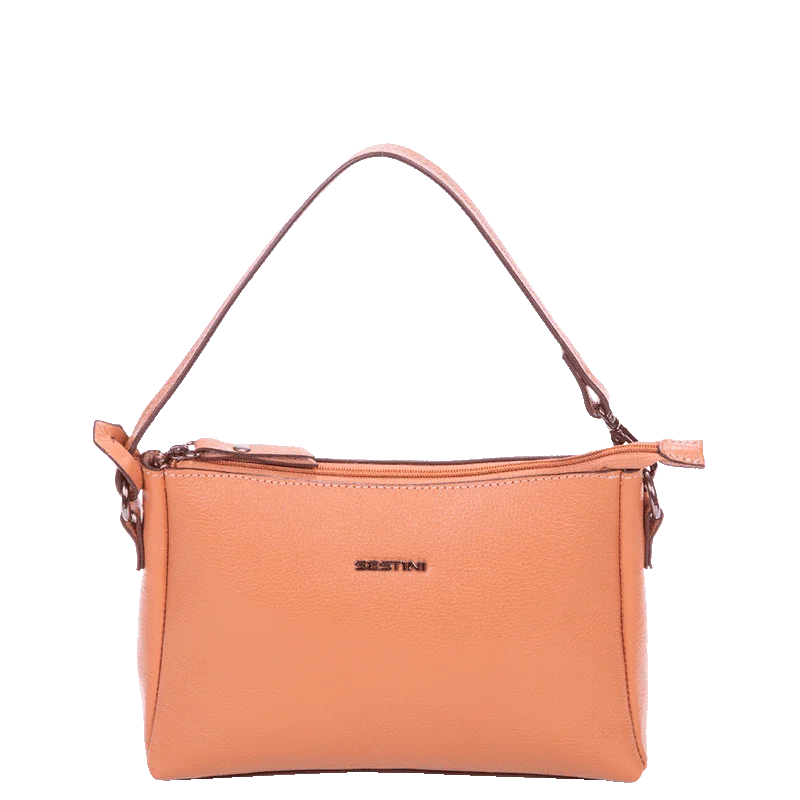 Bolsa Tiracolo Pequena Sestini Maya Bege - Nude