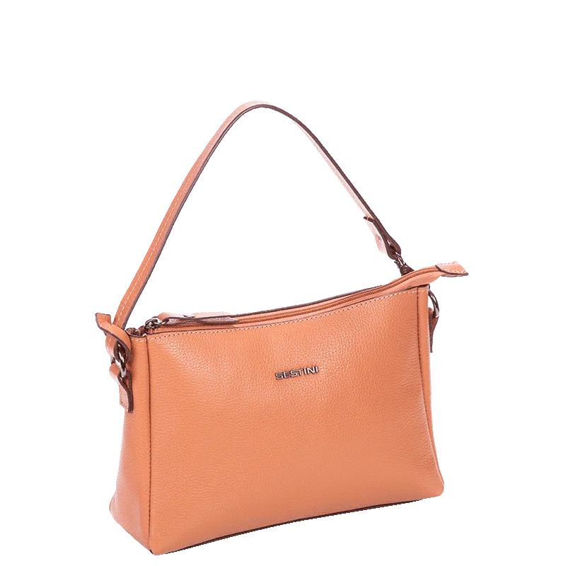 Bolsa Tiracolo Pequena Sestini Maya Bege - Nude