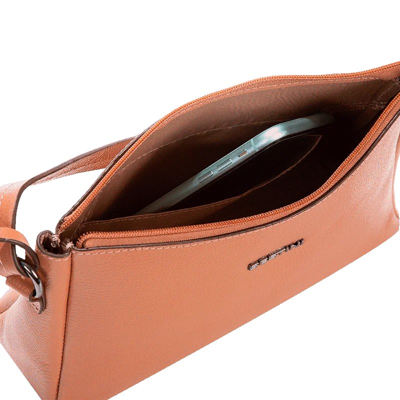 Bolsa Tiracolo Pequena Sestini Maya Bege - Nude