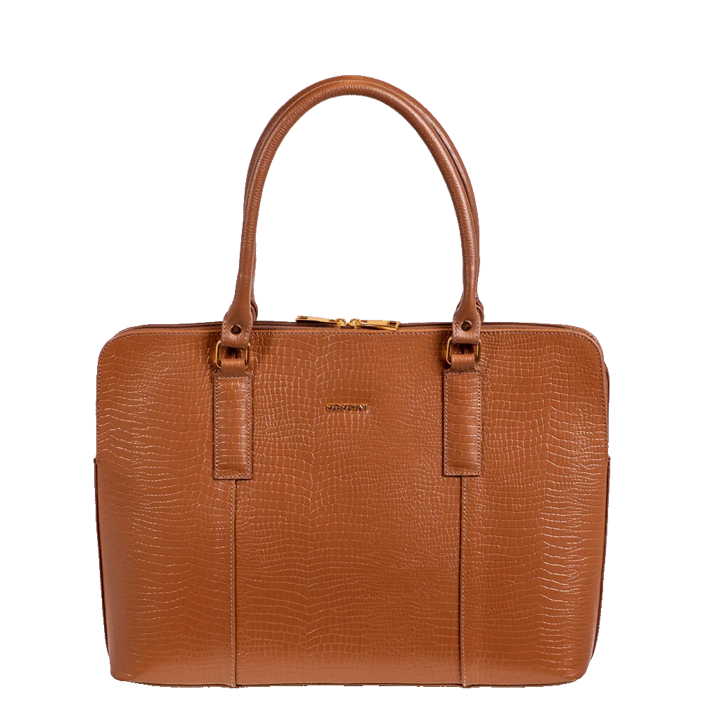 Bolsa para Notebook Executiva Sestini Skin - Marrom