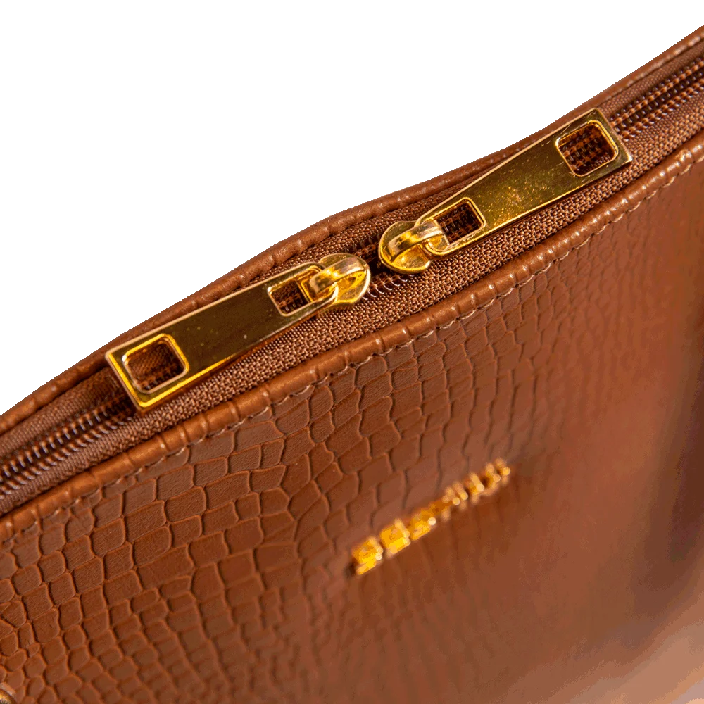 Bolsa para Notebook Executiva Sestini Skin - Marrom