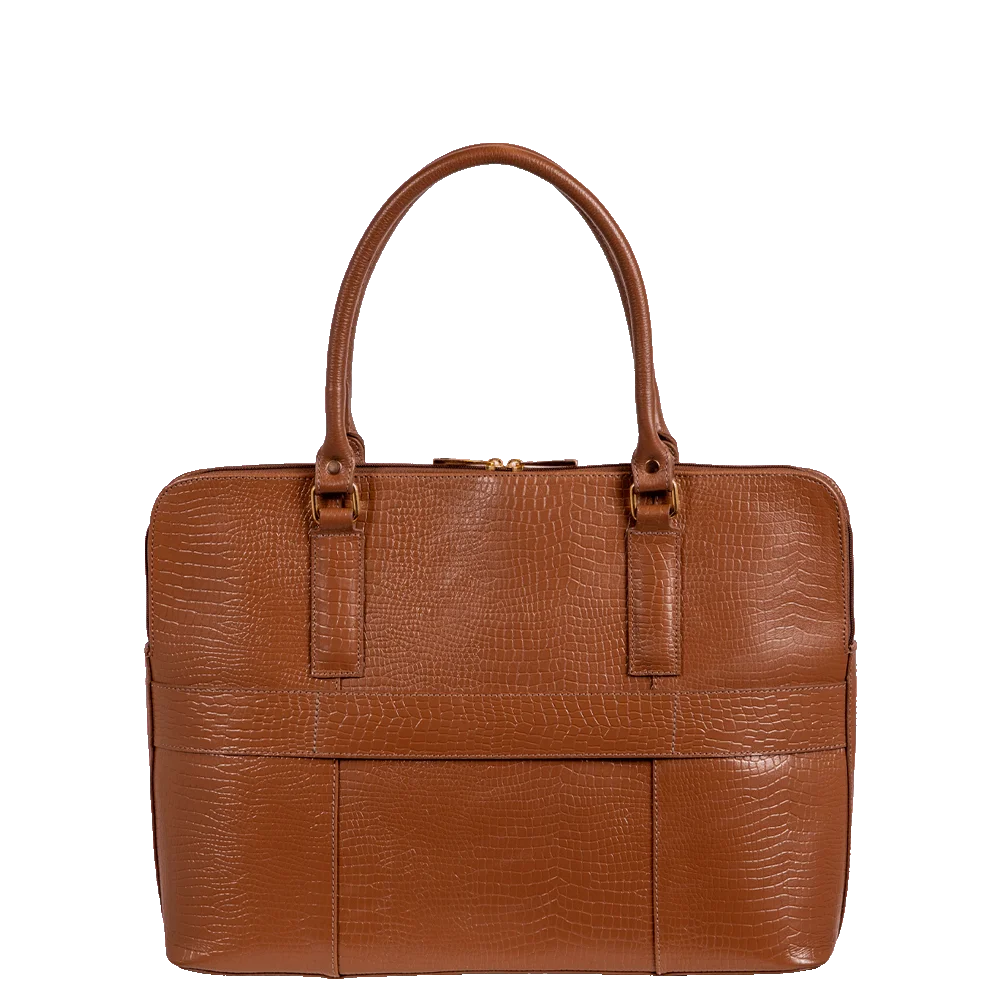 Bolsa para Notebook Executiva Sestini Skin - Marrom