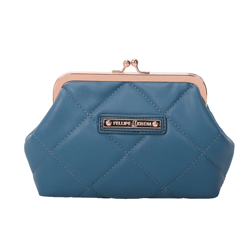 Carteira Fecho Grande Fellipe Krein Ss23 Fk651 - Azul