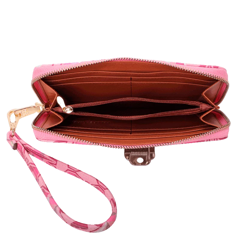 Carteira Ziper Grande Fellipe Krein Ss23 Fk648 - Rosa