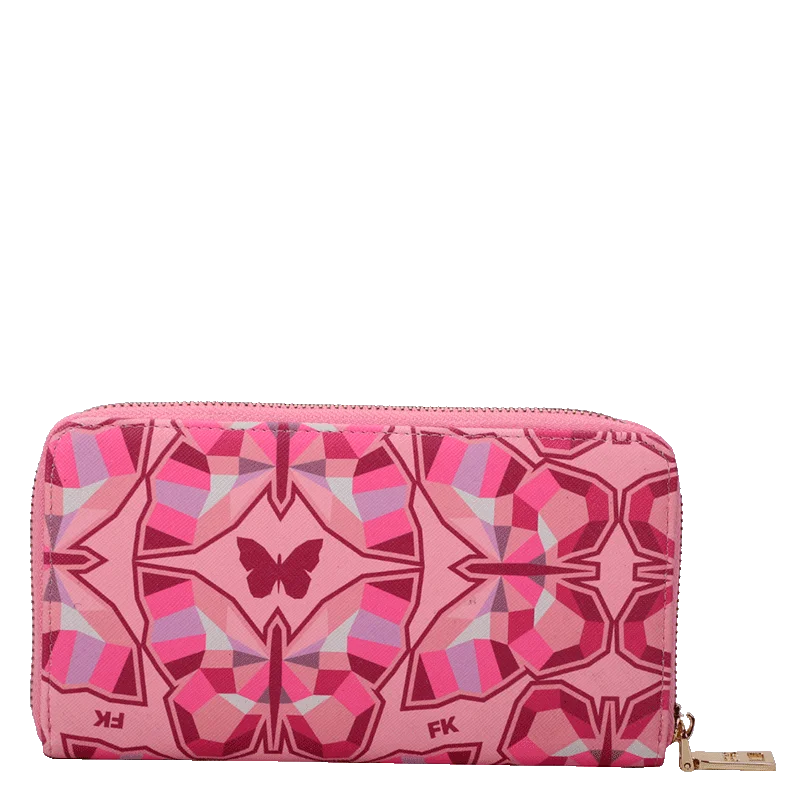 Carteira Ziper Grande Fellipe Krein Ss23 Fk648 - Rosa