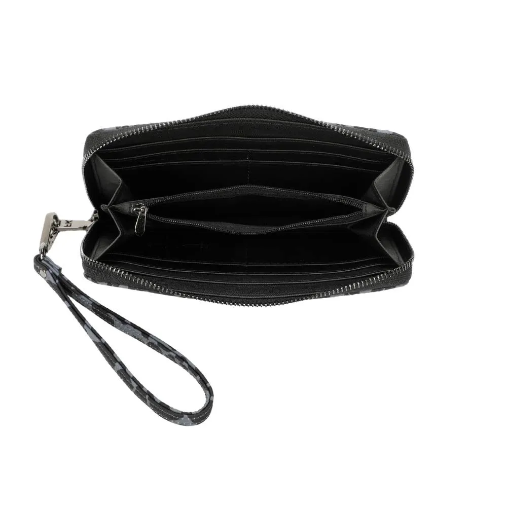 Carteira Ziper Grande Fellipe Krein Ss23 Fk654 - Preto