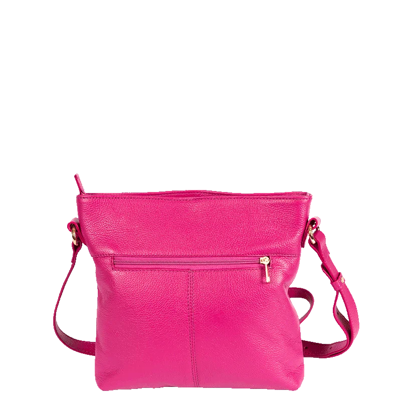 Cross Bag Média Couro Sestini Lovebomb - Fucsia