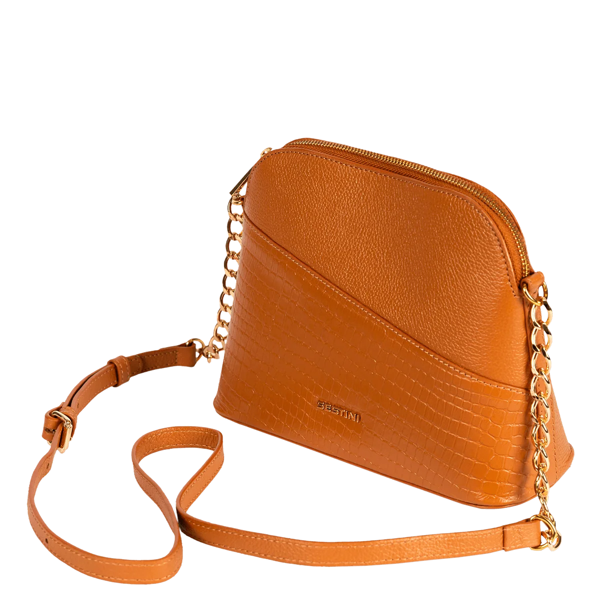 Cross Bag Pequena Couro Sestini Terrene - Savana