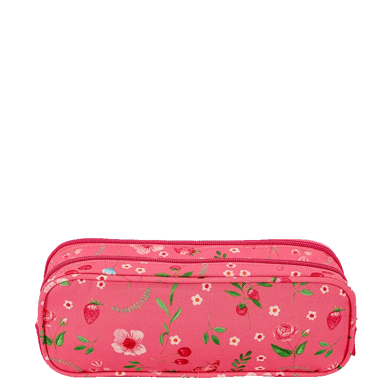Estojo 2 Compartimentos Capricho Student Picnic - Rosa