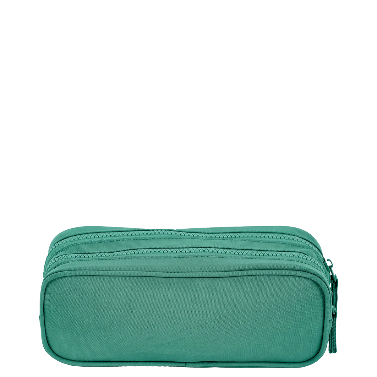 Estojo 2 Compartimentos Crinkle Verde - Jade