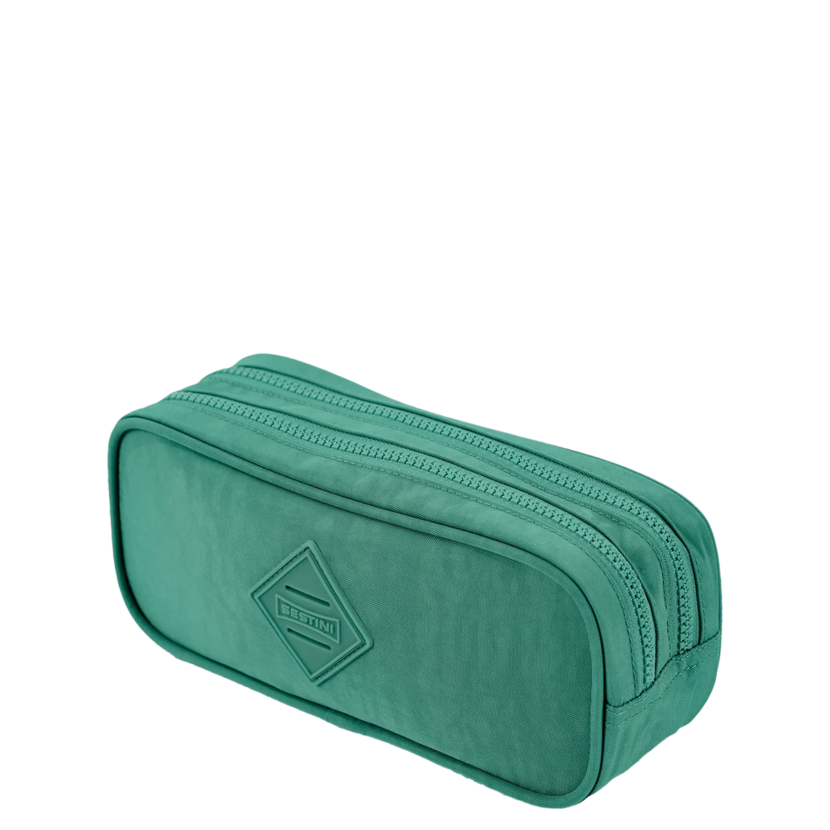 Estojo 2 Compartimentos Crinkle Verde - Jade