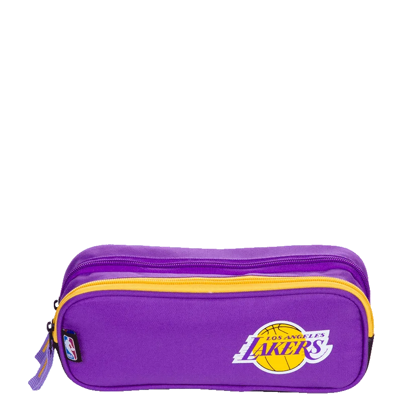 Estojo 2 Compartimentos NBA Legend Lakers - Roxo