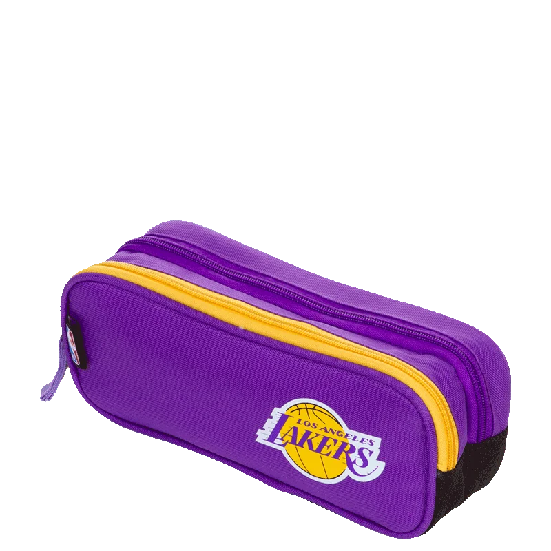 Estojo 2 Compartimentos NBA Legend Lakers - Roxo