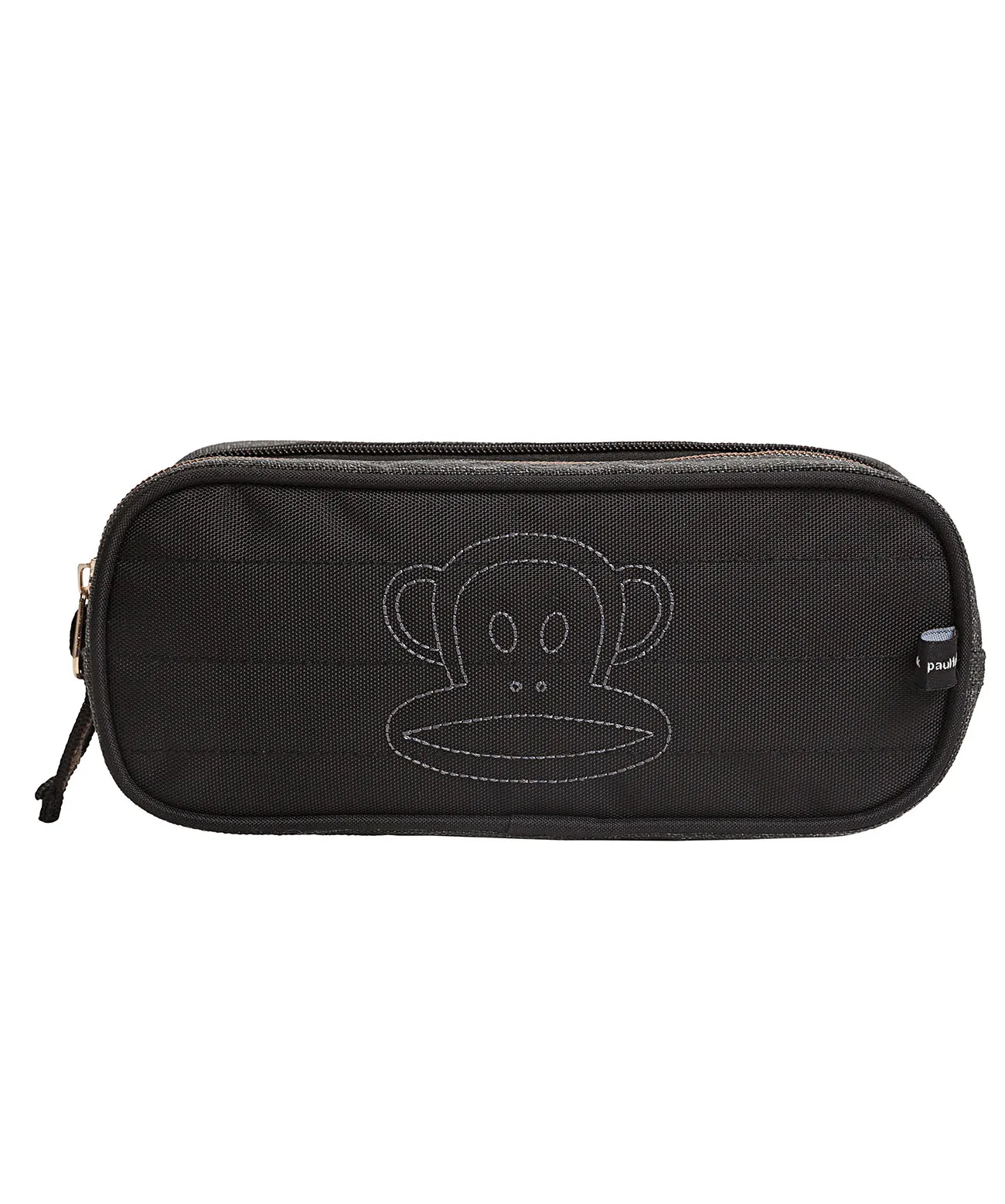 Estojo 2 Compartimentos Paul Frank 20T02 Preto