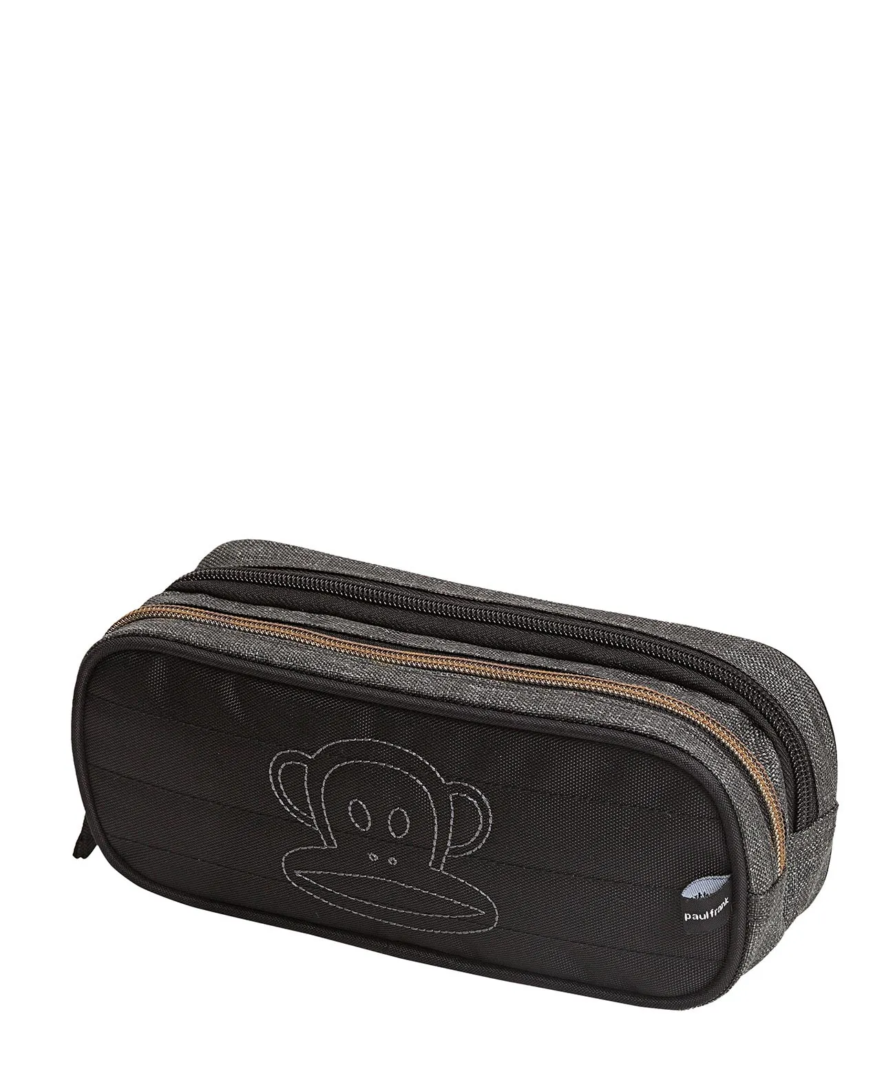 Estojo 2 Compartimentos Paul Frank 20T02 Preto