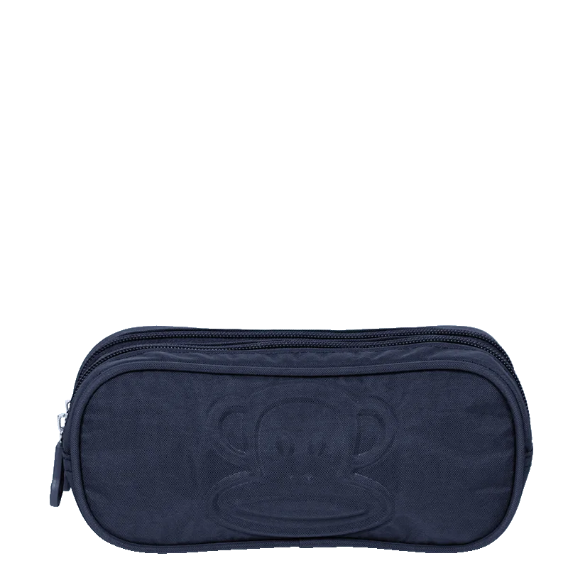 Estojo 2 Compartimentos Paul Frank Classics Azul Marinho
