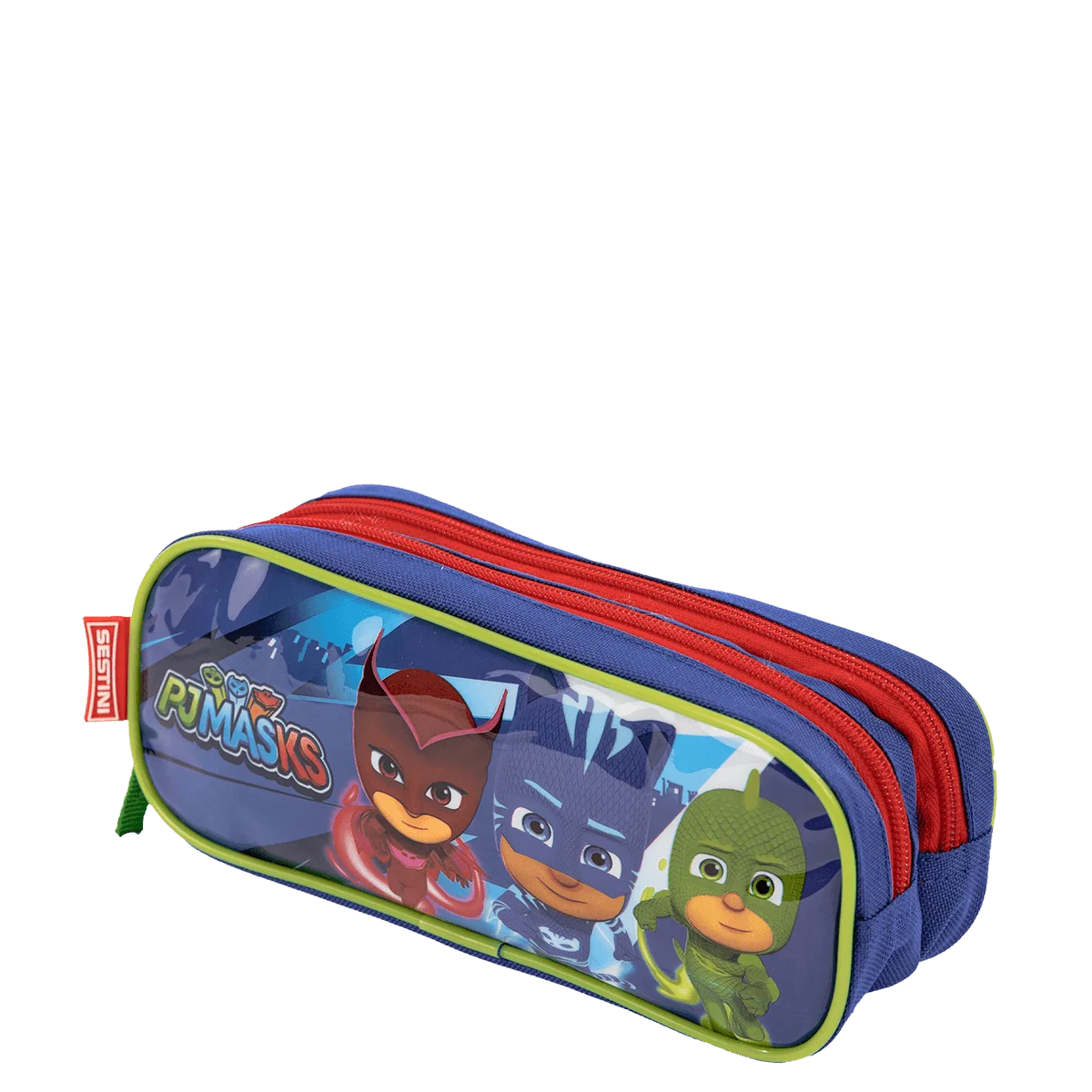 Estojo 2 Compartimentos Pj Masks - Colorido