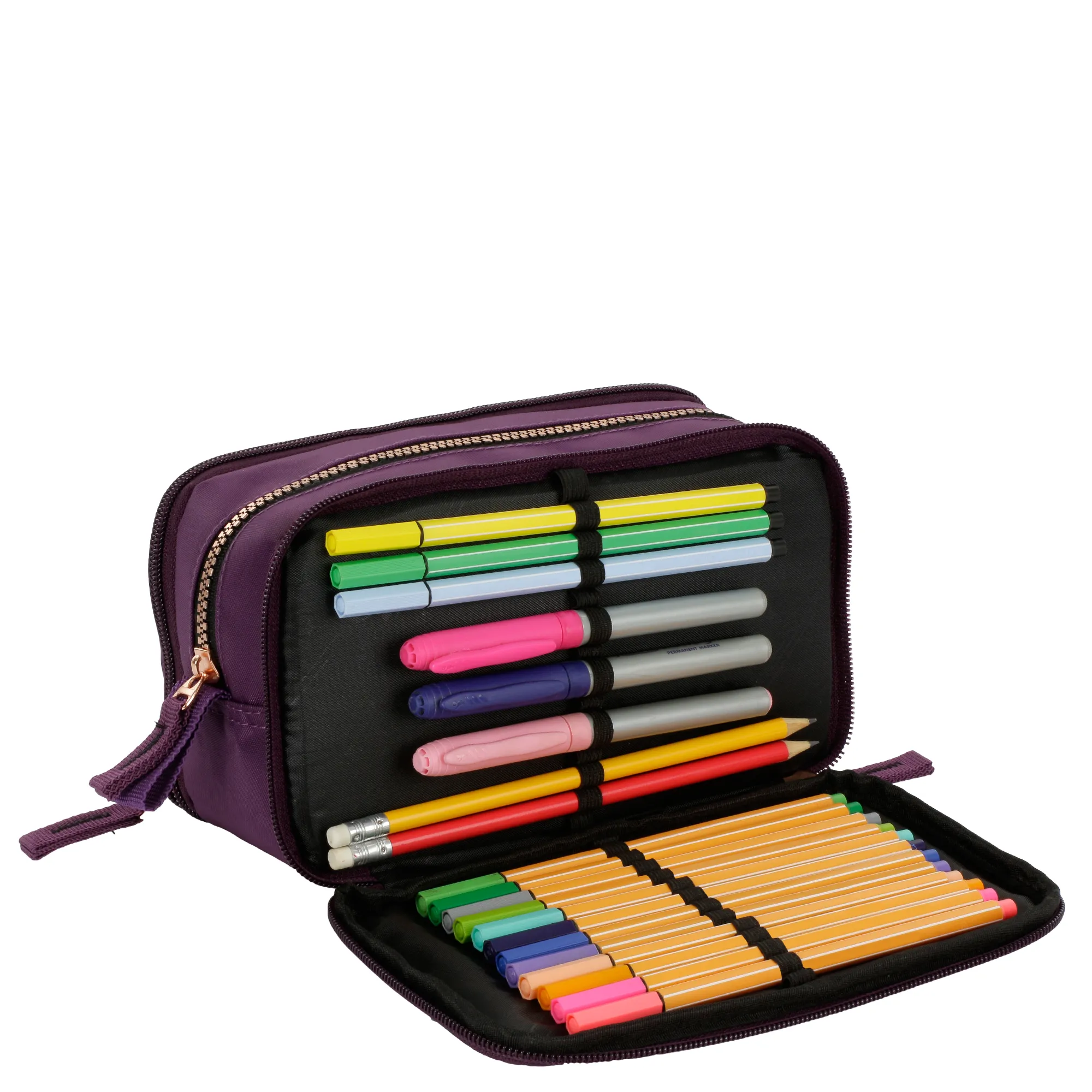 Estojo Box Especial 3 Compartimentos Capricho Wishes Corações