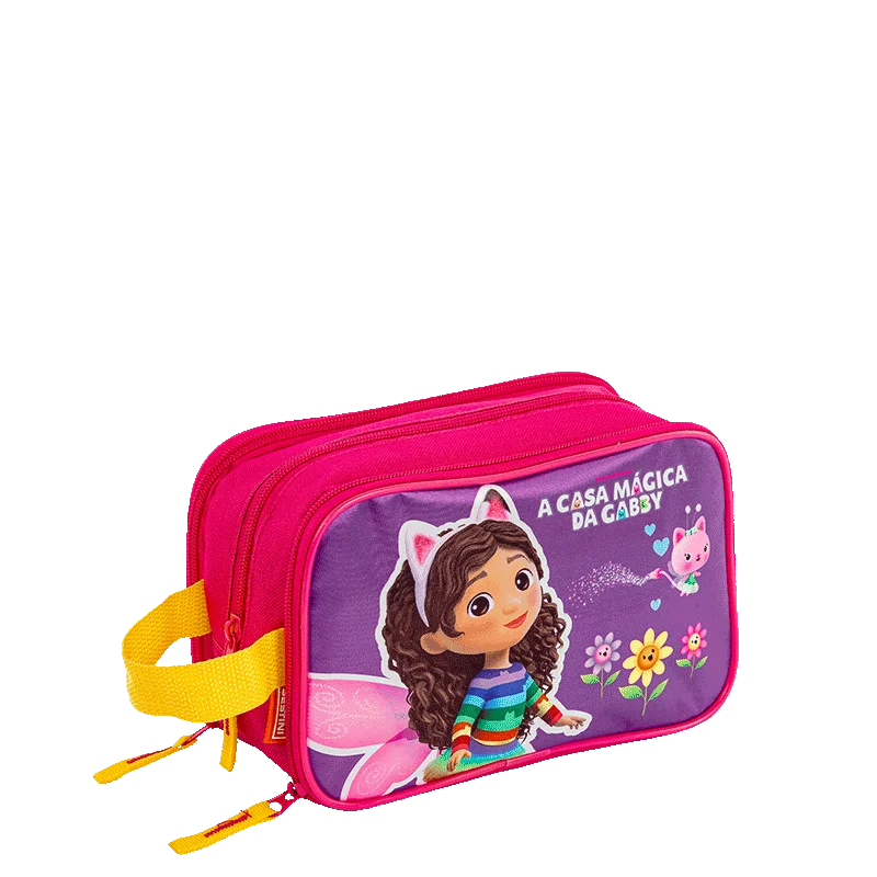 Estojo Box Especial 3 Compartimentos Gabby Rainbow - Colorido