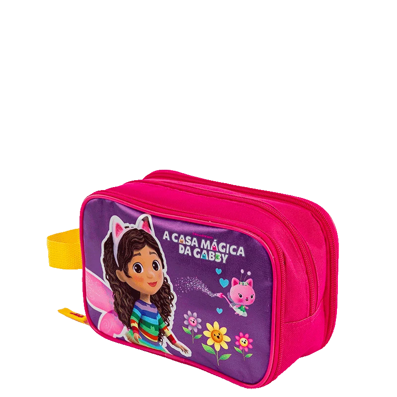 Estojo Box Especial 3 Compartimentos Gabby Rainbow - Colorido