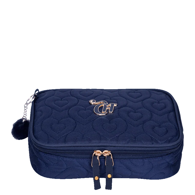 Estojo Box Especial Capricho Crush Azul Marinho