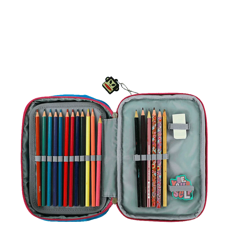 Estojo Box Especial Paul Frank Classics Azul - Aquamarine