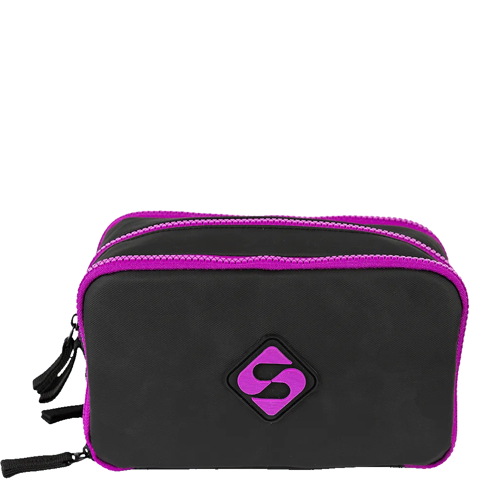 Estojo Especial 3 Compartimentos Hydroblock - Preto E Roxo