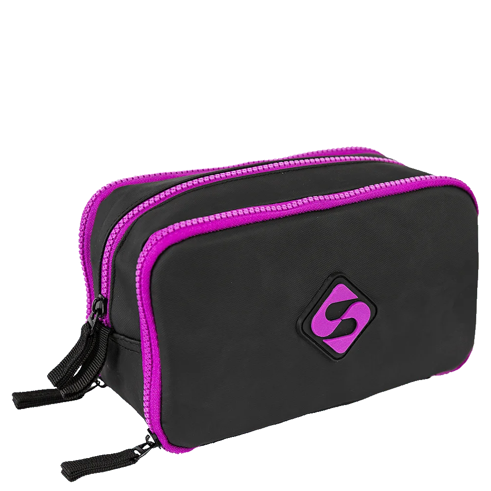 Estojo Especial 3 Compartimentos Hydroblock - Preto E Roxo