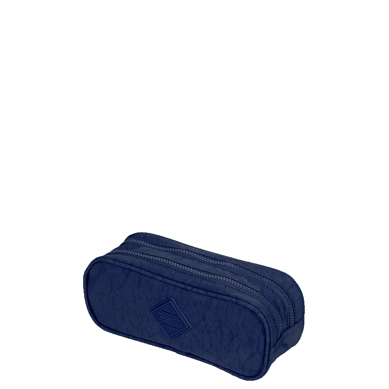Estojo/Necessaire 2 Compartimentos CRINKLE Azul