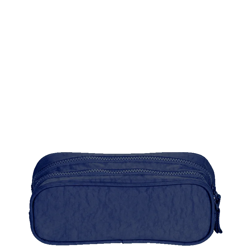 Estojo/Necessaire 2 Compartimentos CRINKLE Azul