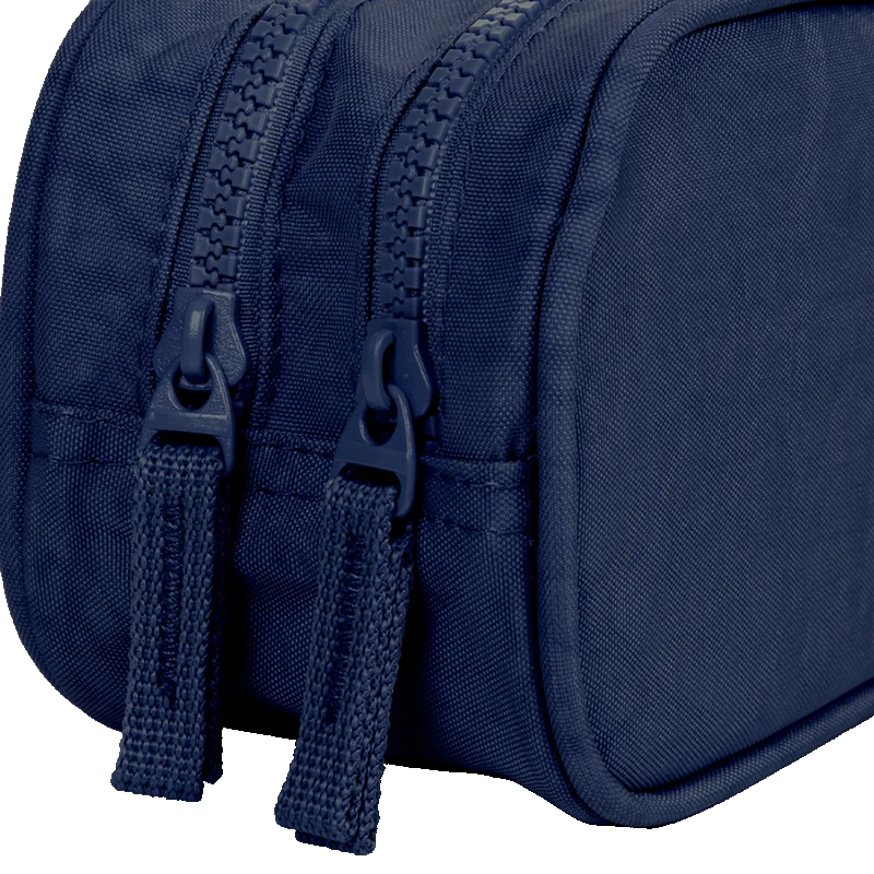 Estojo/Necessaire 2 Compartimentos CRINKLE Azul
