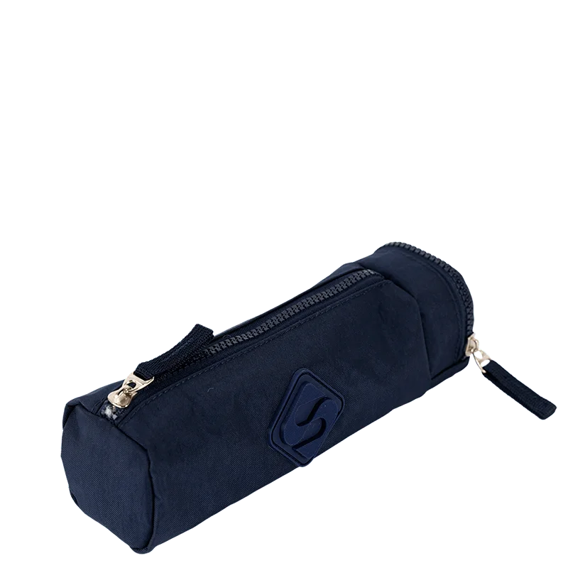 Estojo com Bolso Crinkle 2 - Azul