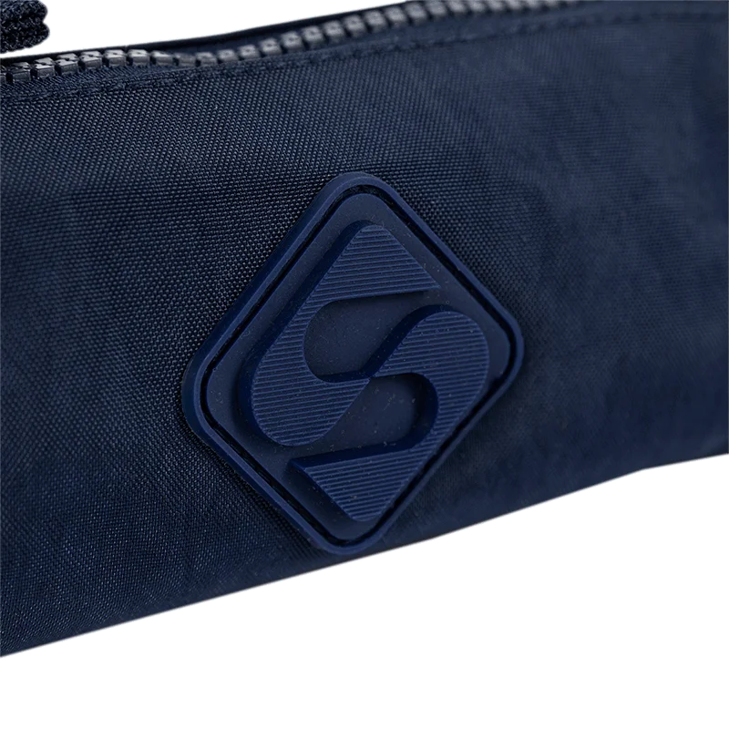 Estojo com Bolso Crinkle 2 - Azul