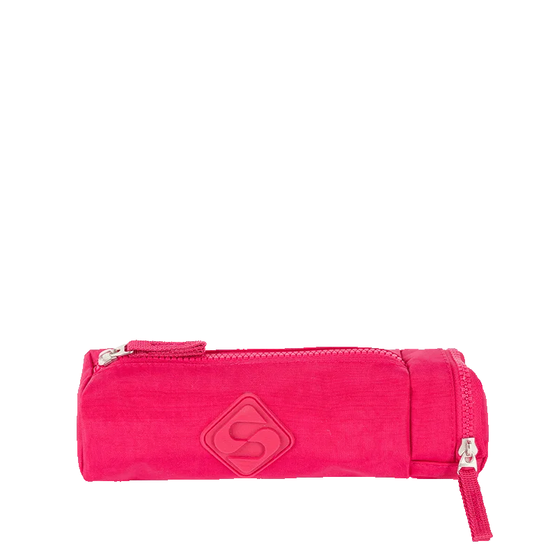 Estojo com Bolso Crinkle 2 Rosa - Pink