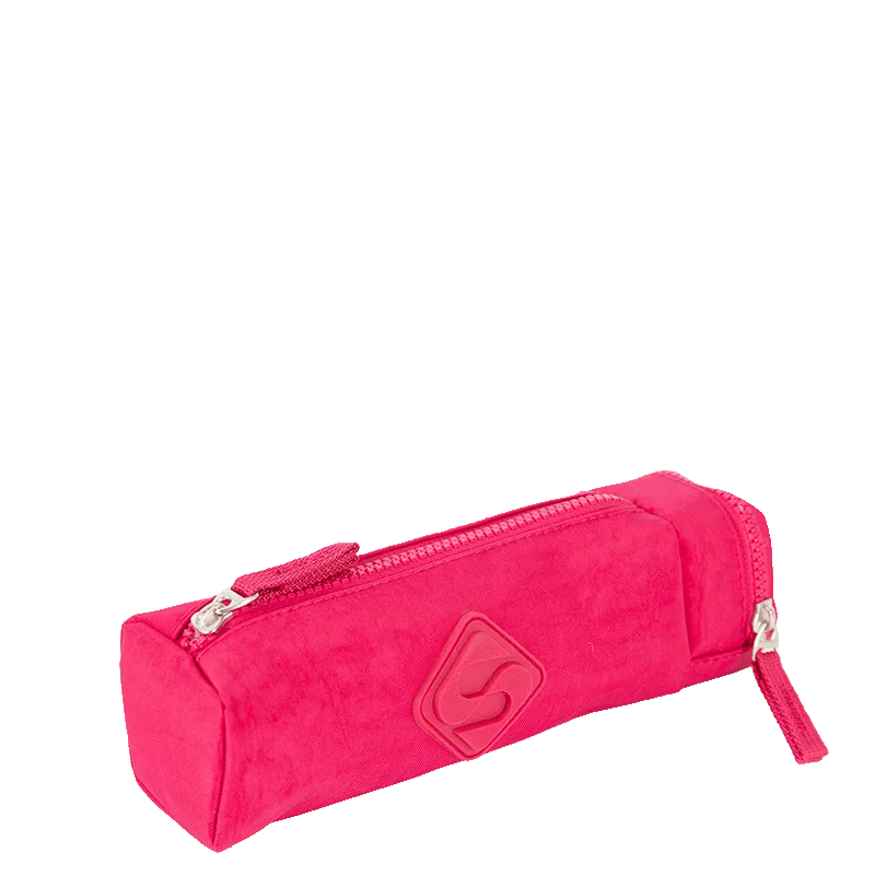 Estojo com Bolso Crinkle 2 Rosa - Pink