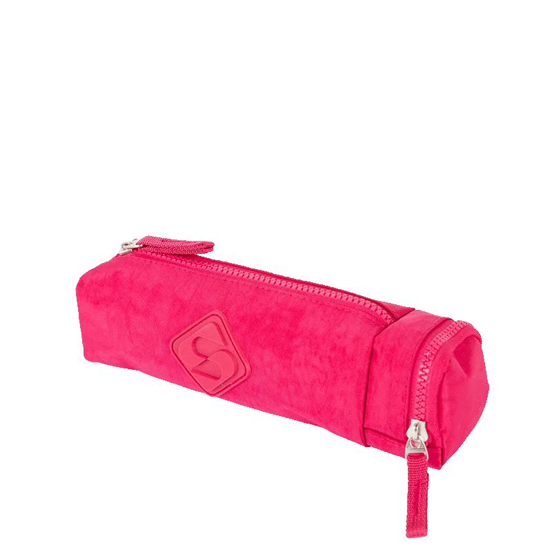 Estojo com Bolso Crinkle 2 Rosa - Pink