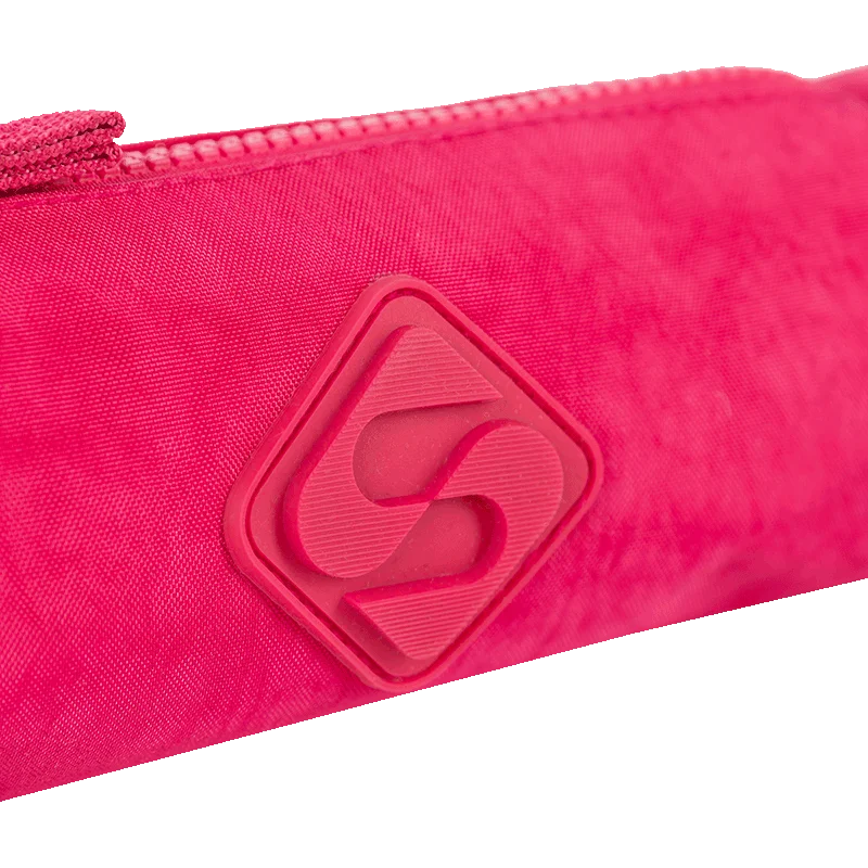 Estojo com Bolso Crinkle 2 Rosa - Pink