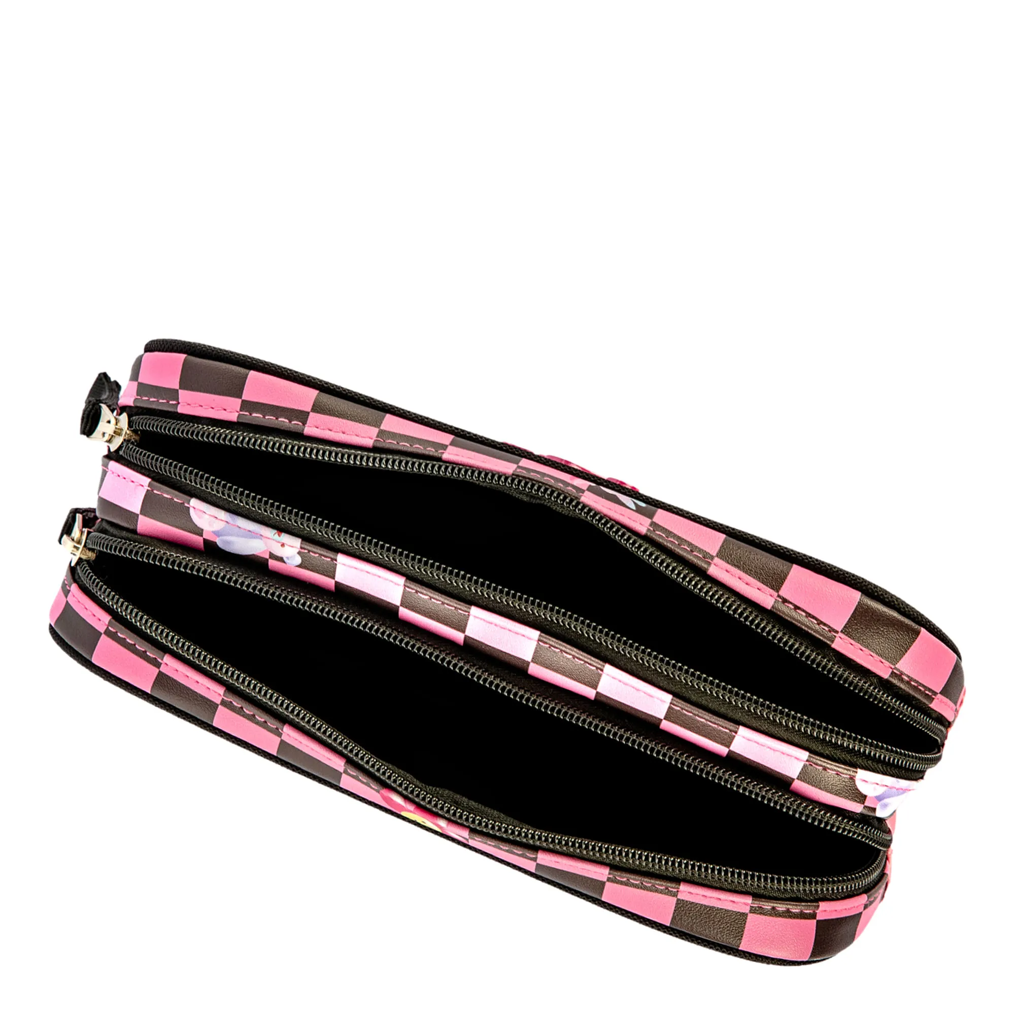 Estojos 2 Compartimentos Capricho Pop Cosmic Gang Rosa - Pink