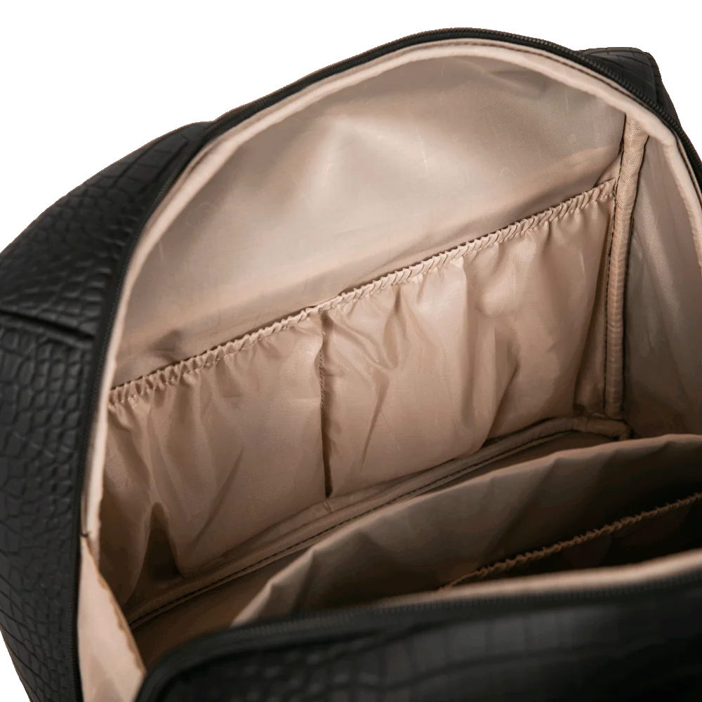 Frasqueira Grande Rígida Croco 5t - Preto