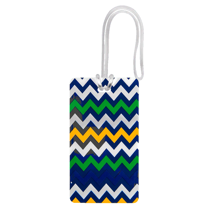 Identificador de Bagagem Colorido - Chevron BR
