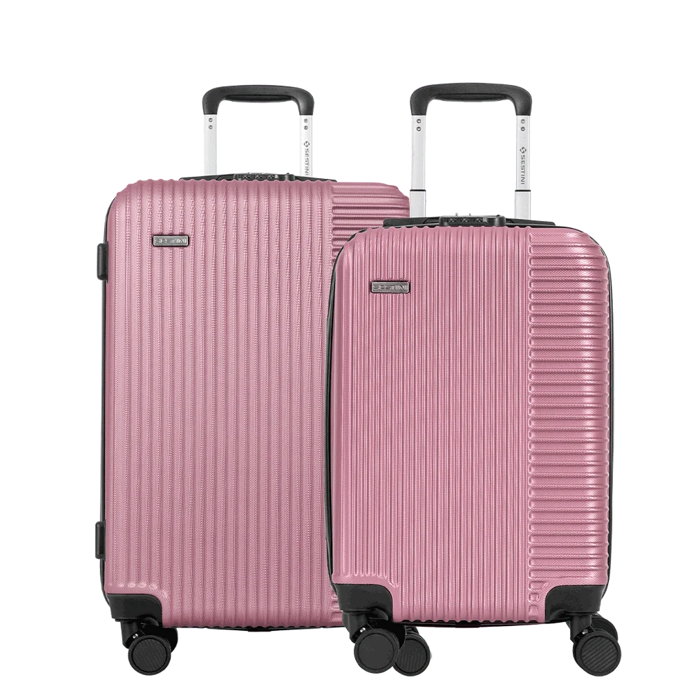 Kit 2 Malas Média e Bordo Classy 2 - Rose