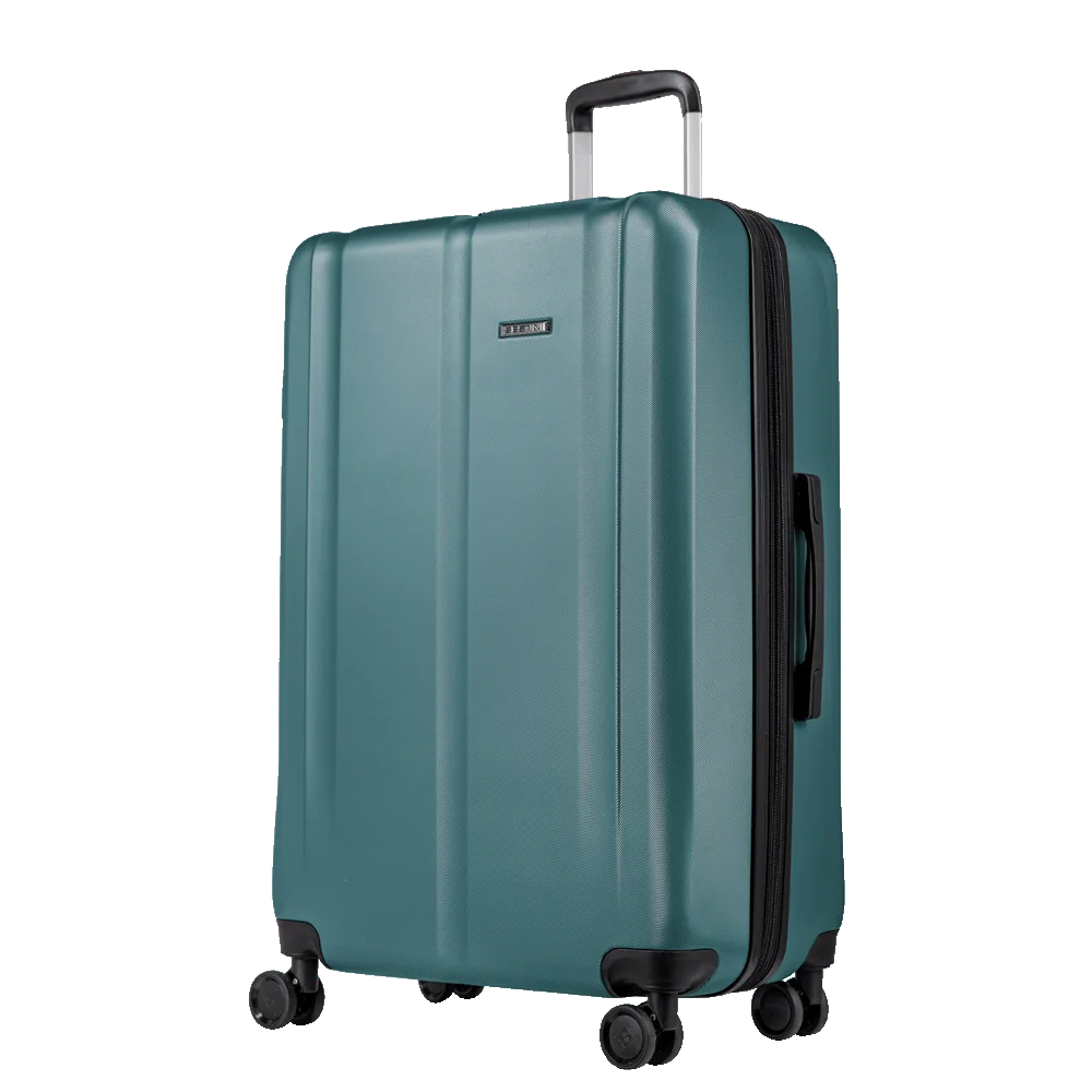 Kit 2 Malas de Viagem Grande e Bordo em ABS Gama 4 - Verde