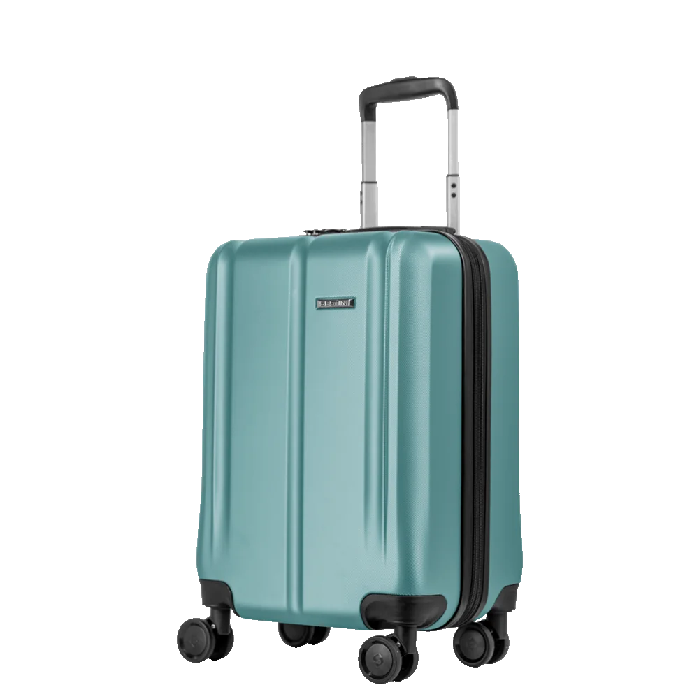 Kit 2 Malas de Viagem Grande e Bordo em ABS Gama 4 - Verde